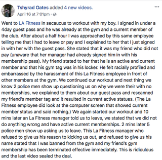 Illustration for article titled LA Fitness Fires 3 Employees for Going Full Starbucks on Black Customer in Viral Video